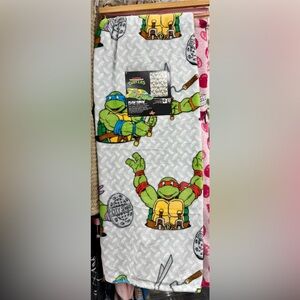 new release ninja turtles plush blanket throw